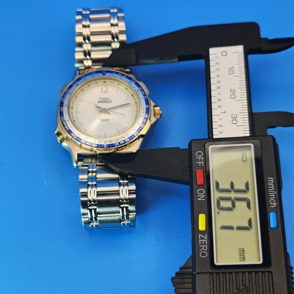 Vintage 1992 Timex‎ Navigator Sailor 36mm Mens Quartz Field Watch (No Indiglo)